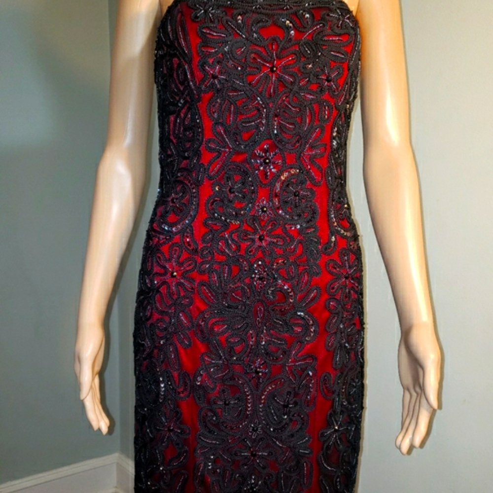 NWT Sue Wong Nocturne strapless dress